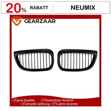 Nieren Kühlergrill Grill Schwarz Glanz M-Farbe für BMW 1ER E81 E87 DE