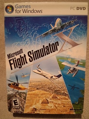 Microsoft Flight Simulator PC DVD Game   Complete in Case   Tested Working
