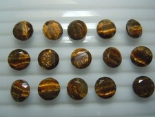 6mm Golden Tiger Eye Round Faceted Cut Wholesale for Jewelry Making Gemstone