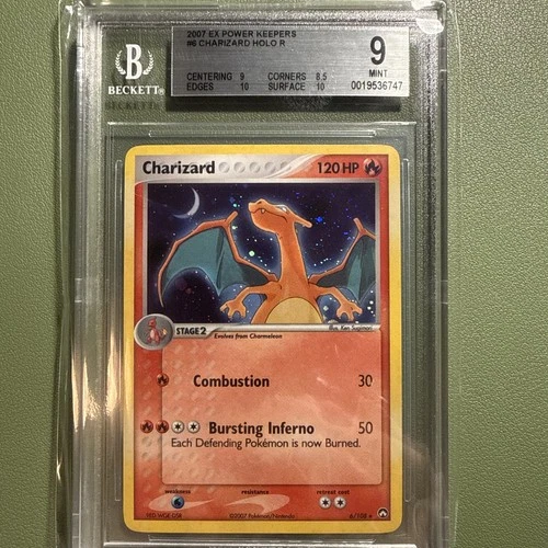 2007 EX Power Keepers “Charizard” #6/108 Holo (BGS 9)