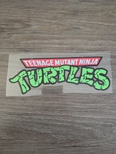 Teenage Mutant Ninja Turtles Retro Full Color Raised UV DTF Decals 4in Wide