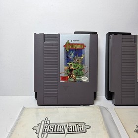 Castlevania 1 & 2 Simon's Quest NES Nintendo AUTHENTIC TESTED 2 GAMES W/SLEEVES