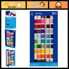 50 Spool Multicolor Sewing Thread Set - Dual Duty XP General Purpose Thread