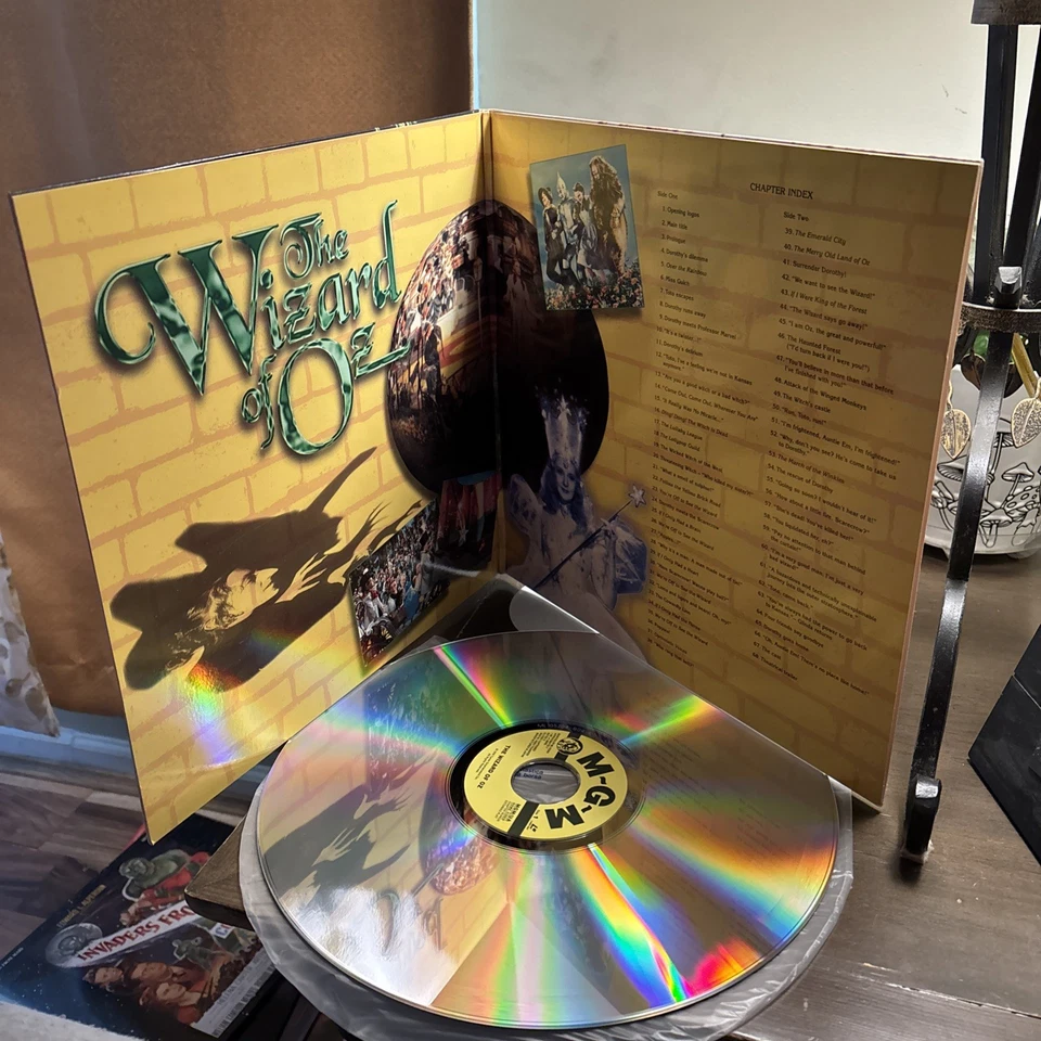 The Wizard Of Oz 1939 Laserdisc, 1996 Technicolor Restoration Judy Garland #lond - Image 4 of 4