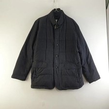 Franco Perro Men's Navy Check Jumper L1135