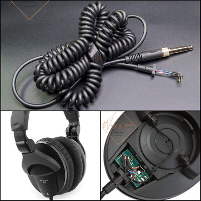 MAIN CABLE COILED 3.5MM STRAIGHT JACK FOR SENNHEISER HD280PRO