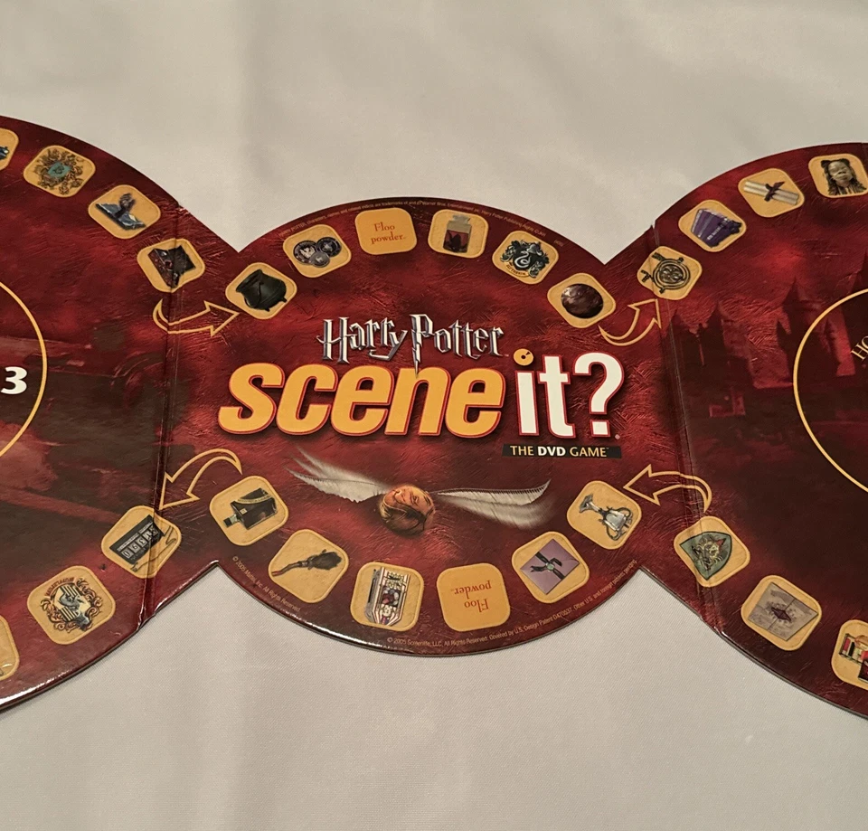 HARRY POTTER Scene It DVD Replacement Game Board Goblet of Fire - Image 4 of 4