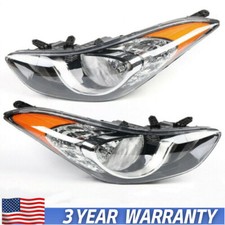 For 2011 2012 2013 Hyundai Elantra 4-Door 1 Pair Headlights Left & Right Side