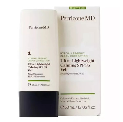Perricone MD Ultra Lightweight Calming SPF 35 Veil Suncream Hypoallergenic 50ml