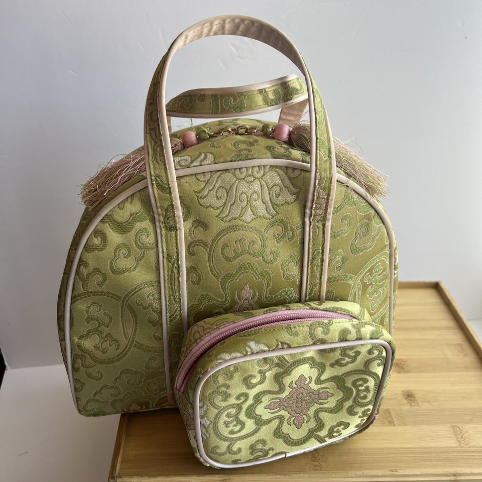 3 Piece Purse Set With Tassels Makeup Travel Elegant Fashionable