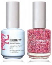 Lechat Nobility Gel Polish & Nail Lacquer - Princess Glitz 0.5 oz - #NBCS071
