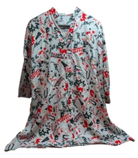 Sushi chef type blouse, tagless, refer to pictures for measurents, preowned