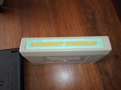 Texas Instruments TI99/4A PHM3113 Command Module Microsoft Multiplan tested
