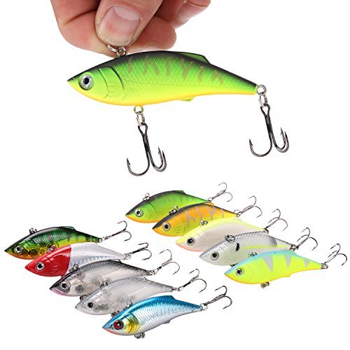 10 Crankbait Fishing Lures Swimbaits Topwater Lures for Fresh and Saltwater - Image 7