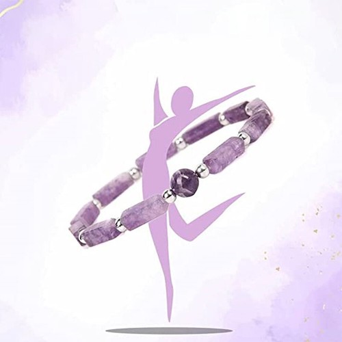 Reiner Amethyst Natürliches Armband Kristallarmband Frauen Schmuck Geschenk - Bild 5 von 15