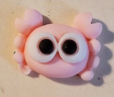 Pink Crab Magnetic Needle Minder Cross Stitch Embroidery  Cover Holder