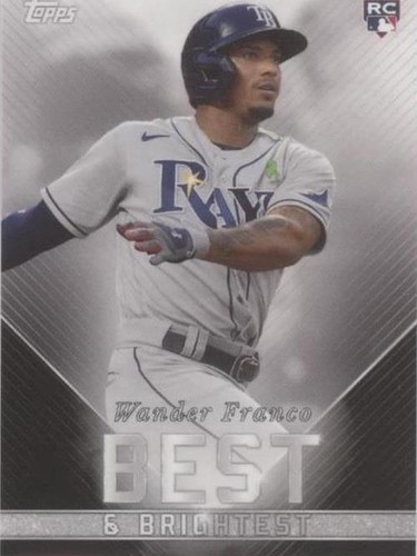 WANDER FRANCO 2022 TOPPS STARS OF MLB ROOKIE CARD #SMLB20 PSA 10