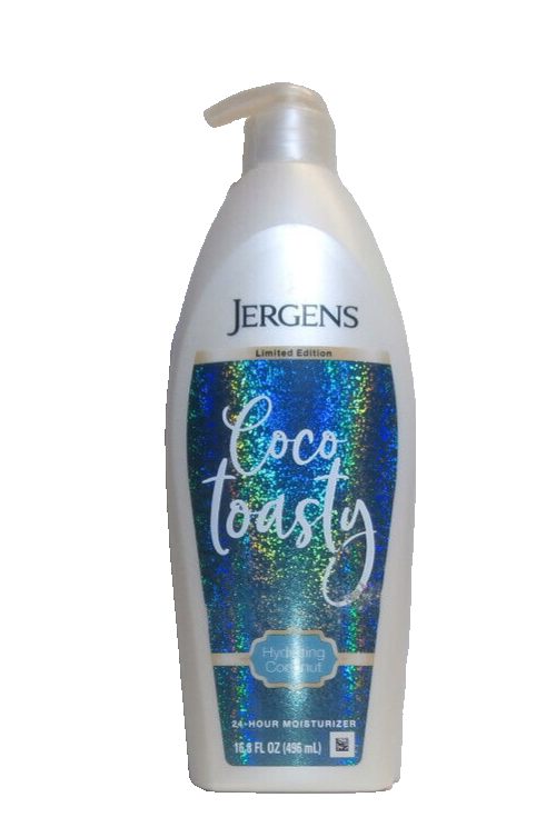 Holiday Limited Edition 2 Jergens Coco Toasty Berry & Bright 24hr Moisturizer