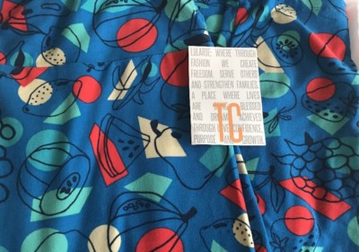 Leggings LuLaRoe TC Noël Toys RARE Tall & Curvy - Imprimé Boîte à Jouets - Neuf Avec étiquette