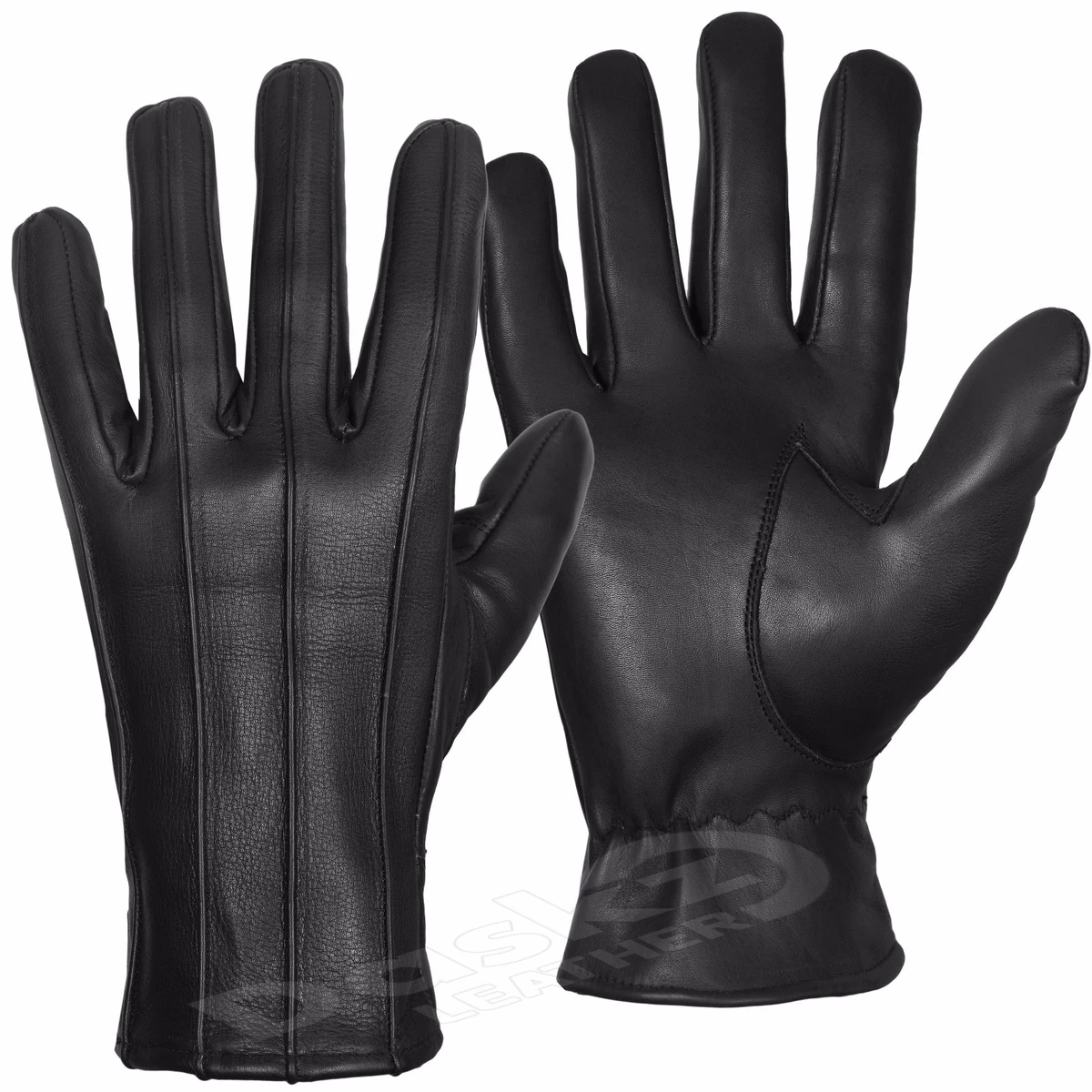 MAGILINK Mens Leather Gloves Touchscreen Texting, Winter Gloves Men