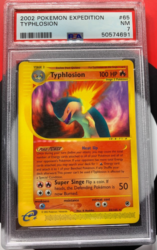 Typhlosion graded PSA 7 for sale on eBay