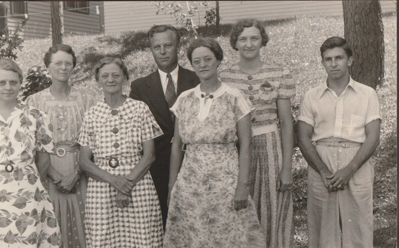 RPPC a Family Reunion, ca. 1940