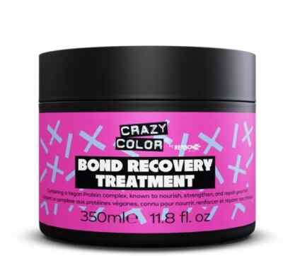 Crazy Color Bond Restore Treatment Mask für trockenes, beschädigtes, gebleichtes Haar 350ml