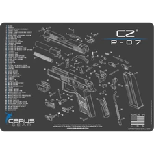 For CZ P-07 Armorers Cleaning Bench Mat Cerus Gear PREMIUM Made In USA