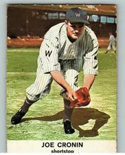 1961 Golden Press 14 Joe Cronin Hof Hall Baseball Fame Card Washington Vg/Ex