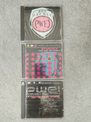 Pop Will Eat Itself PWEI CDs Box Frenzy,Wise Up Suckers & Two Fingers My Friends