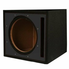 Absolute USA PSEB10BK custodia subwoofer singola 10 pollici con nero alto 