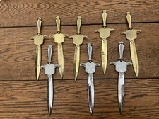8 Minature Toledo Spanish Swords Letter Openers - Used Condition. #B