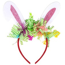 Bunny Ear Headband Pink Bunny Ears Easter Headbands for Easter Hair Accessori...