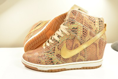 nike sky high dunks snakeskin