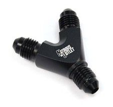 Nitrous Outlet 4an X 4an X 4an Y Fitting Black Nitrous Outlet 4an X 4an X 4an Y Fitting Black