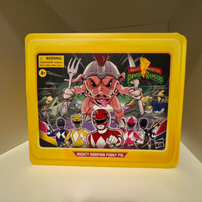 Mighty Morphin Power Rangers Lightning Collection Pudgy Pig Lunchbox Hasbro 2021
