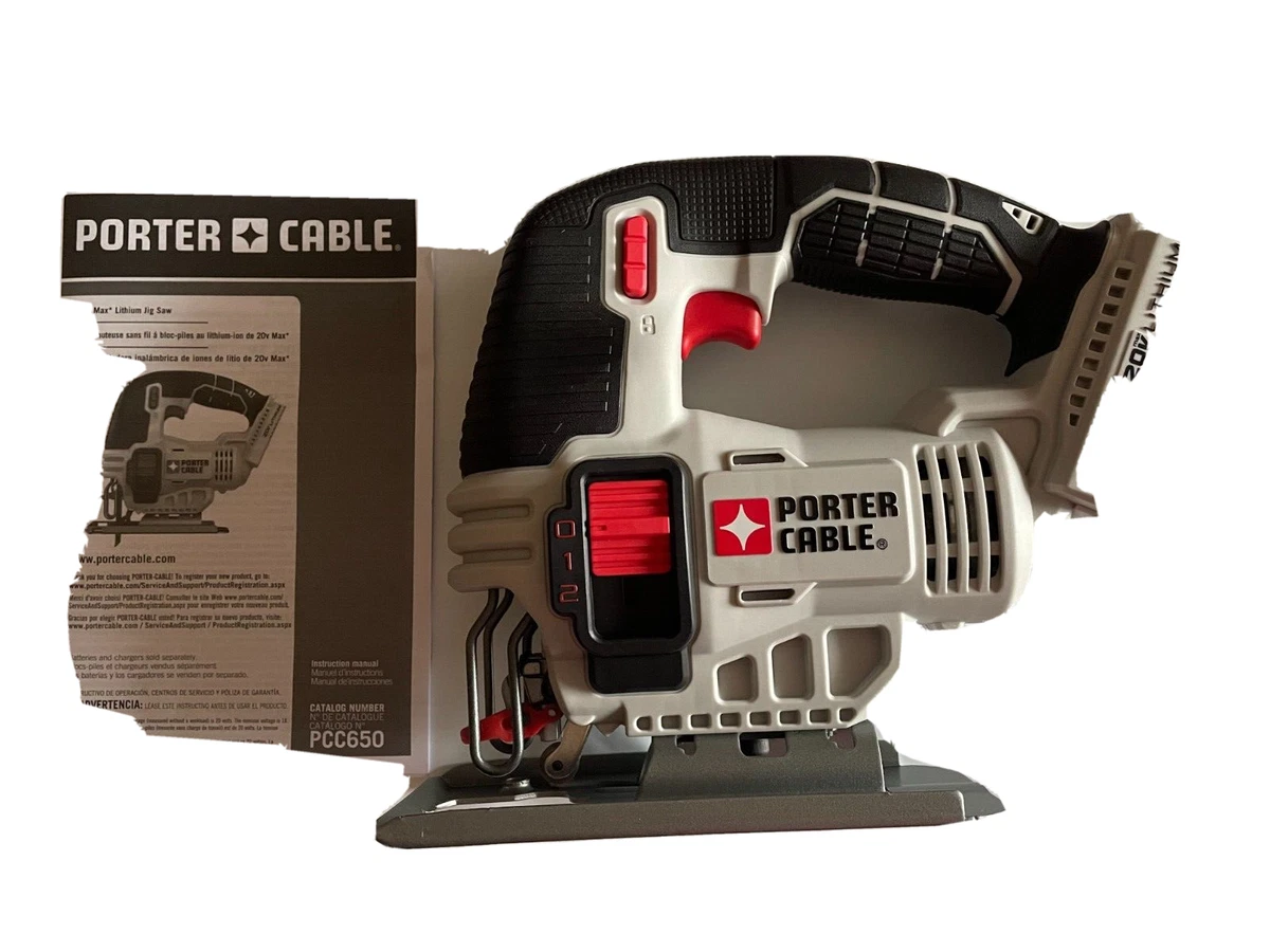 PORTER CABLE 20 Volt Max Cordless Jigsaw PCC650B 885911322225 eBay