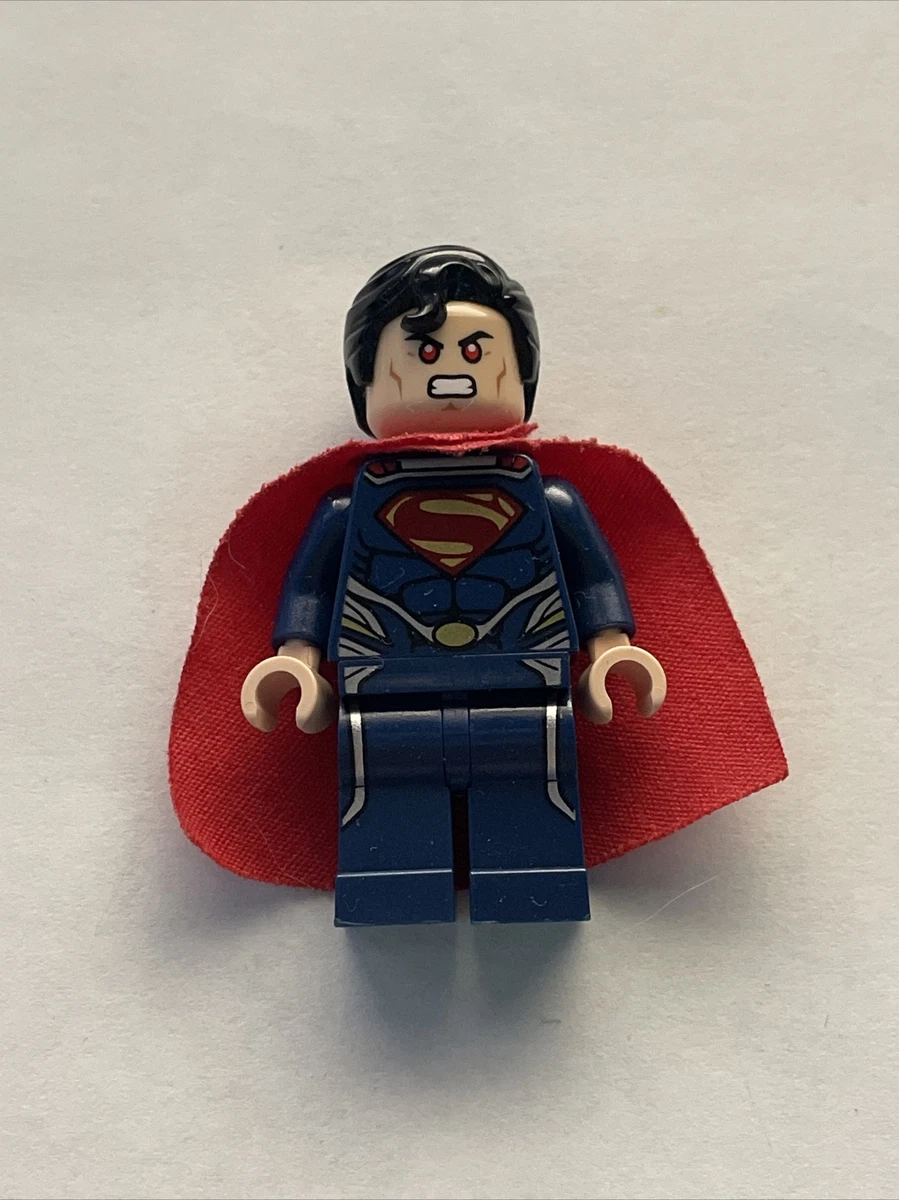 Superman Man of Steel Lego Minifigure Toy Minifig DC Superhero Figure