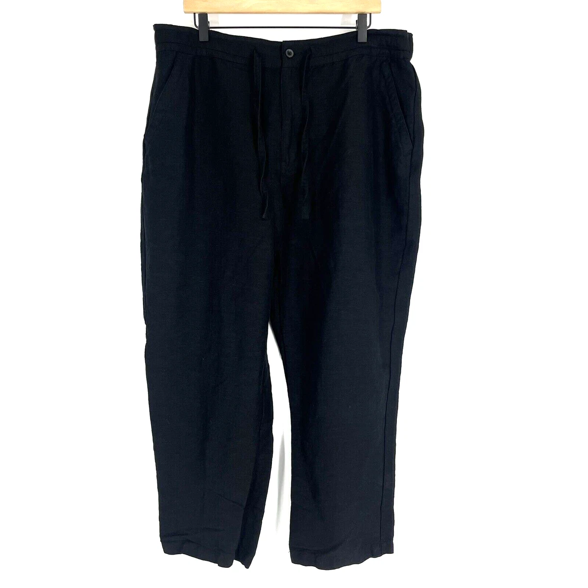 Linen Relaxed Big & Tall Pants for Men for sale | eBay