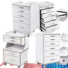 Dental Gabinete especial móvil de acrícon 3/4/5 cajones frenos Mute Cabinet 