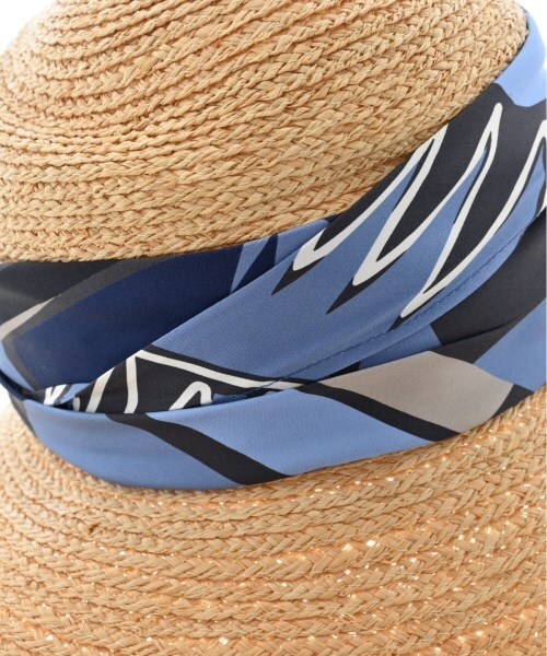 HERMES Straw Hat Beige 56 2200415829038 | eBay