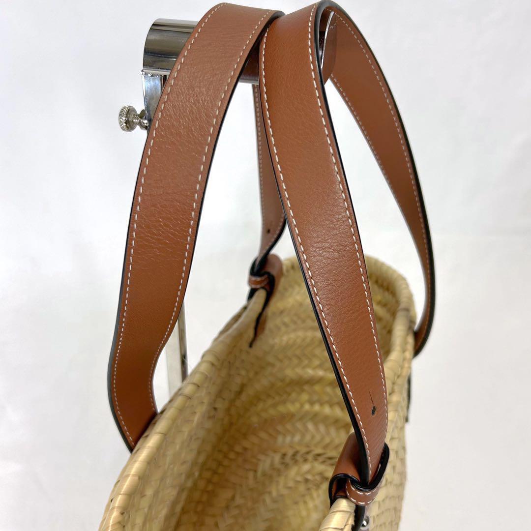 LOEWE Basket Bag Small Tan Leather Tote bag Beige Brown LOEWE Basket Bag Small Tan Leather Tote bag Beige Brown
