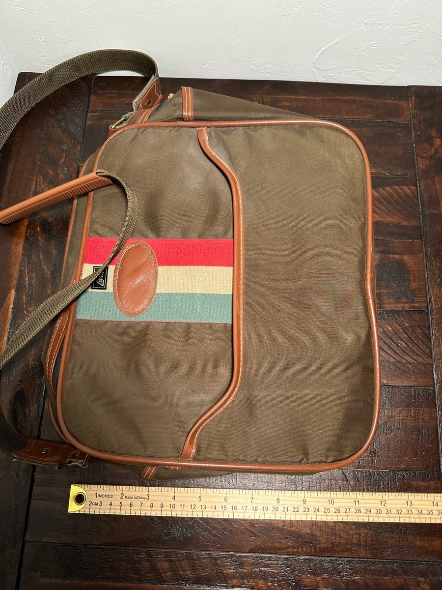 Vintage Lark Expandable Weekend Bag Carry On 3 Compartment | eBay