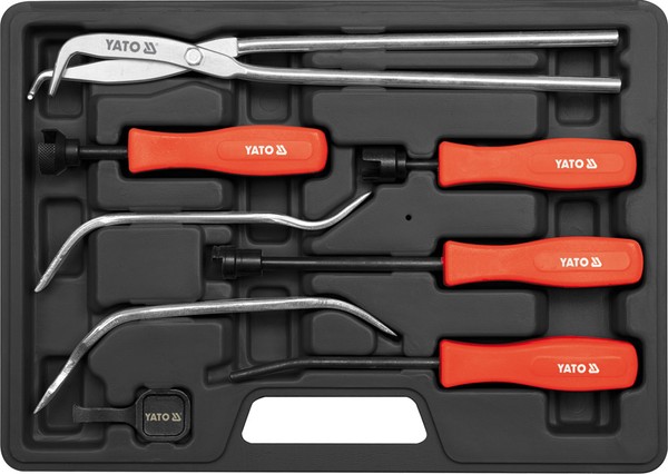 Tommelbremsen Werkzeug Bremstrommel Bremsfederzange Pro Montageset 8-Tlg SET-image