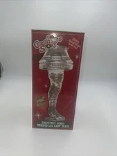 A CHRISTMAS STORY LEG LAMP GLASS MOLDED 18 ounces COLLECTORS SERIES