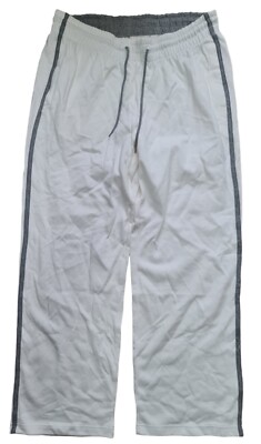 Hose Weiss Pants L Hanes Sports Sweatpants Weiß Gr.L Jogging Jogginghose 