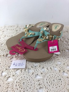 candies flip flops wedge
