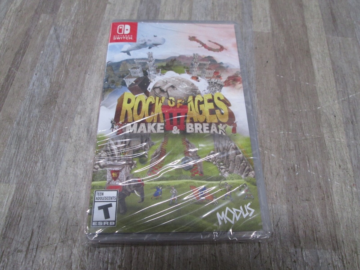 ROCK OF AGES 3: III MAKE & BREAK NINTENDO SWITCH Game sealed new