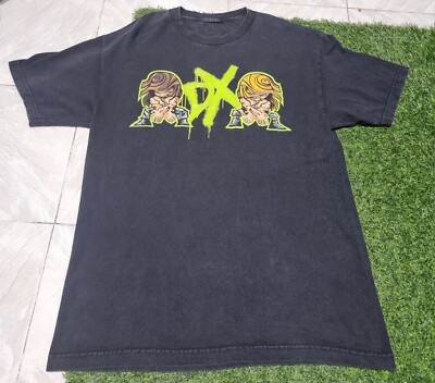 rare WWE/WWF Wrestling D-Generation X DX Army Vintage 2002 T-Shirt