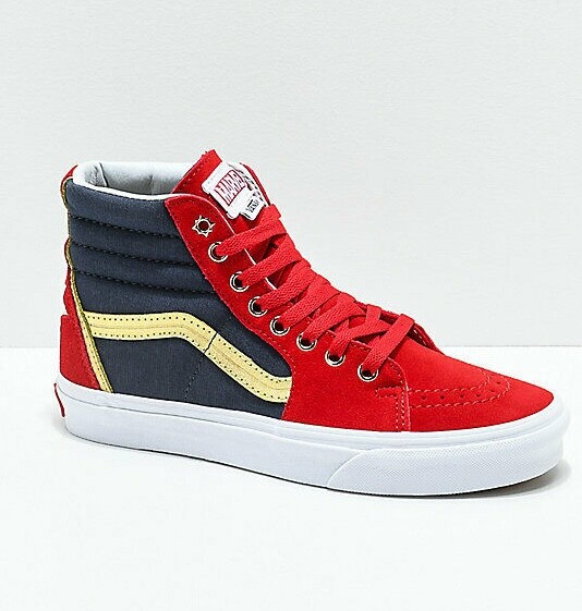 womens red vans shoes